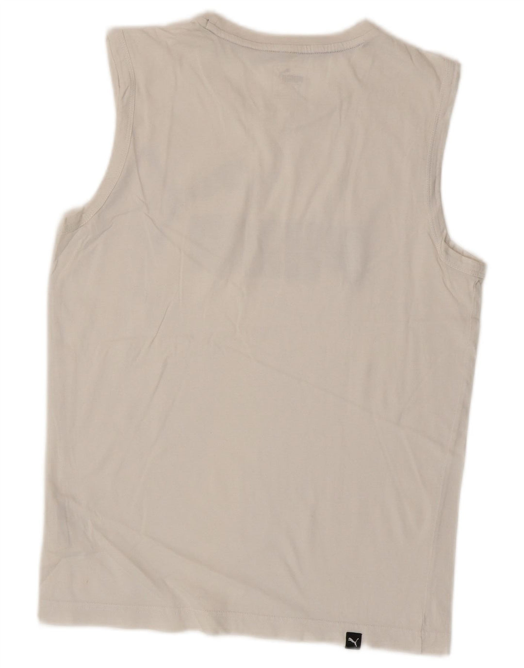 Puma Herren Graphic Vest Top Small Weiß