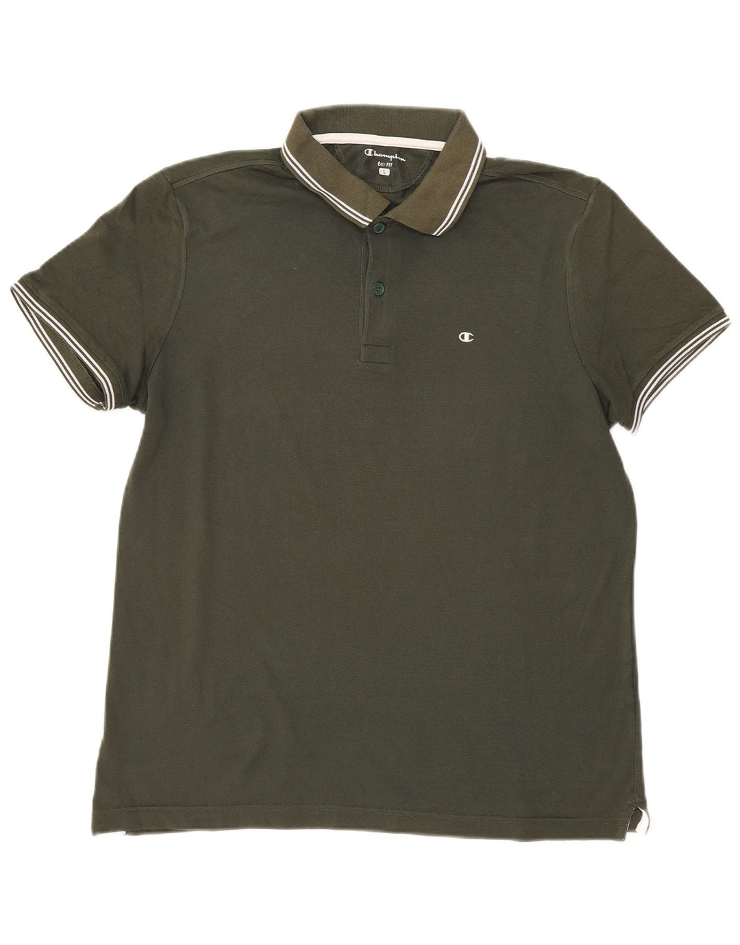 Champion Herren Easy Fit Poloshirt Large Khaki