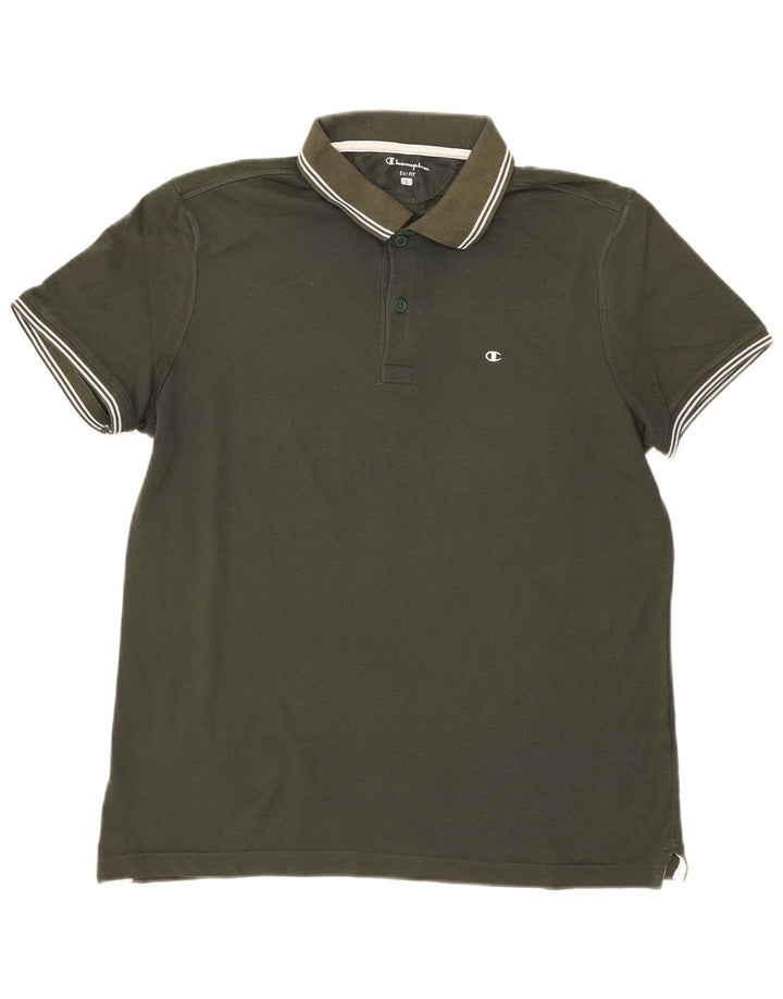 Champion Herren Easy Fit Poloshirt Large Khaki