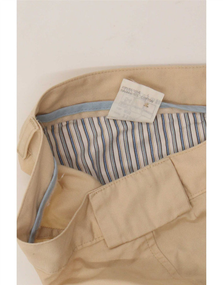 Mash Herren Chinohose W36 L34 Beige Baumwolle
