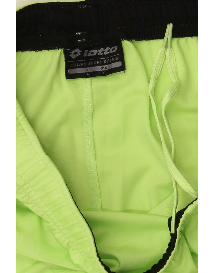 LOTTO Mens Graphic Sport Shorts Small Green