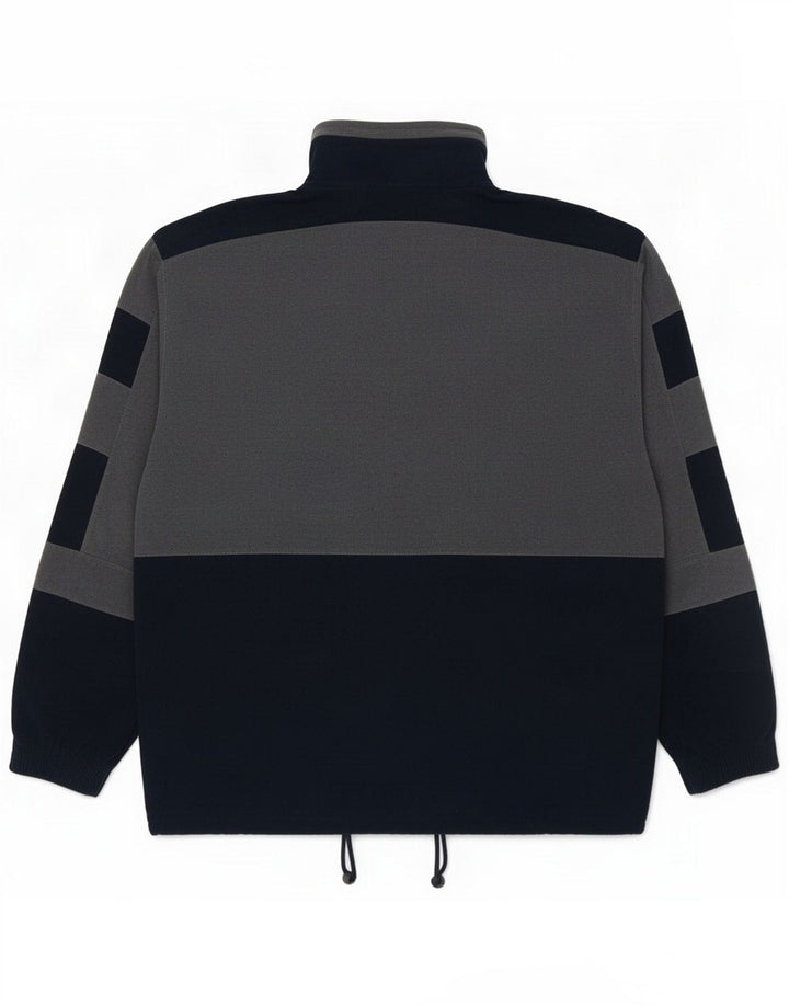 Gazelle Herren-Trainingsanzug-Oberteil, mittelgroß, marineblau, Farbblock-Polyester
