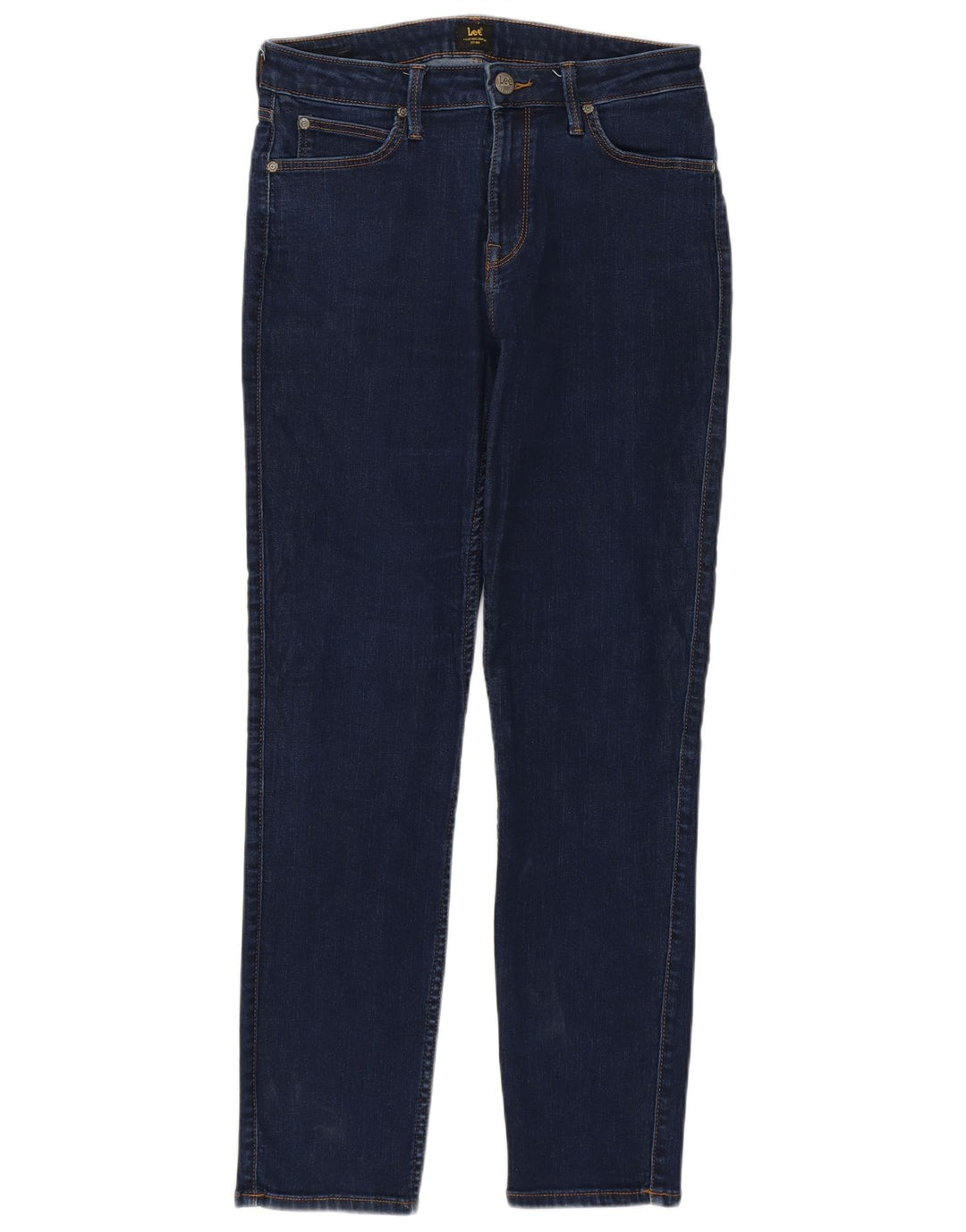 Lee Damen Elly Slim Jeans W30 L29 Marineblau Baumwolle