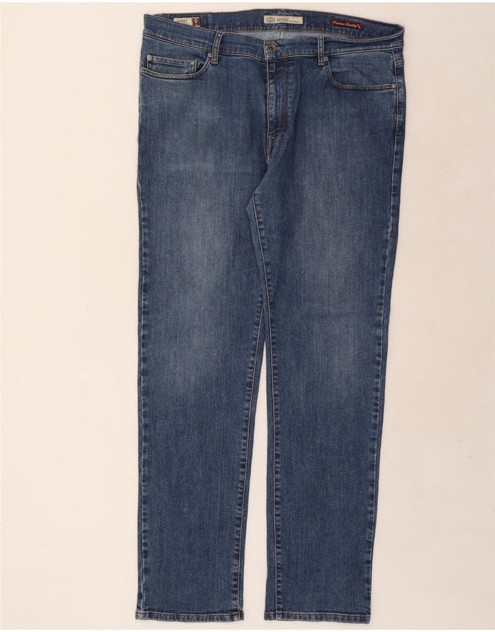 Casucci Herren Straight Jeans W40 L32 Blaue Baumwolle