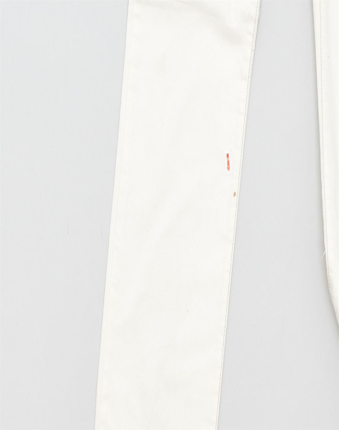 MASSIMO DUTTI Girls Straight Casual Trousers 13-14 Years W30 L33 White | Vintage | Thrift | Second-Hand | Used Clothing | Messina Hembry 