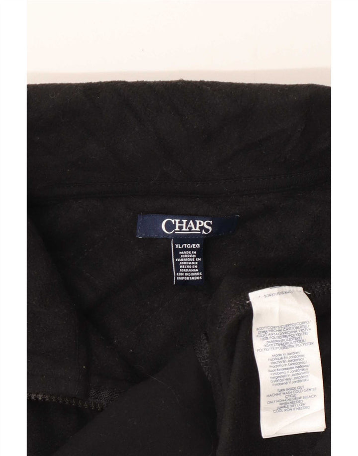 Chaps Damen Fleeceweste UK 18 XL Schwarz Polyester