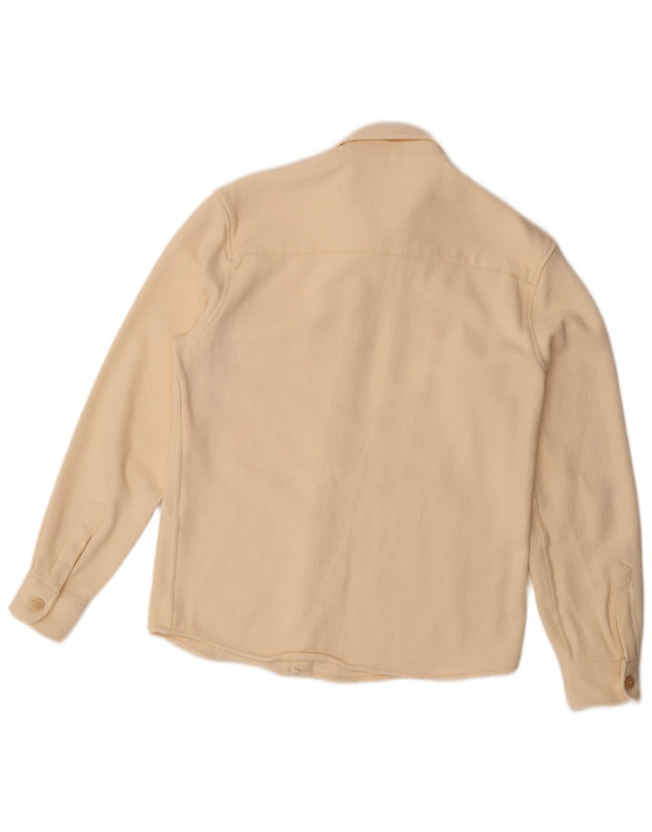 Zara Herren Overshirt Flanellhemd Mittelbeige Polyester
