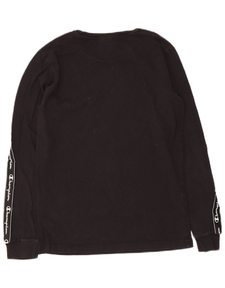 Champion Langarmshirt mit Grafik für Jungen, 13–14 Jahre, XL, Schwarz