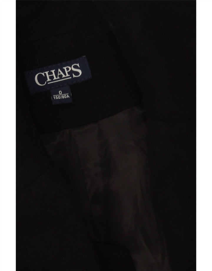 Chaps Damen Übergroßer Mantel US 0 XS Schwarz