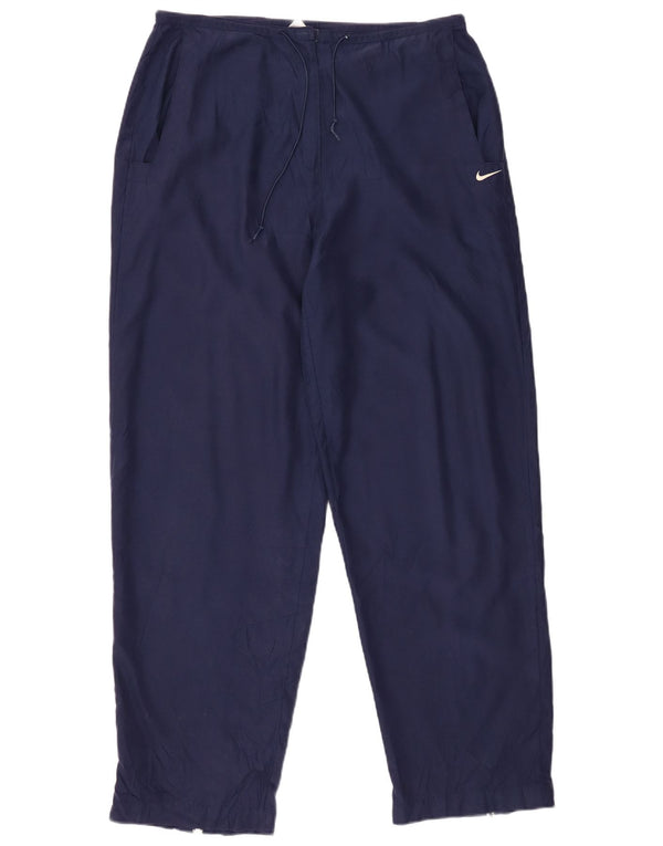 NIKE Damen Tapered Freizeithose US 12/14 Large W32 L30 Marineblau