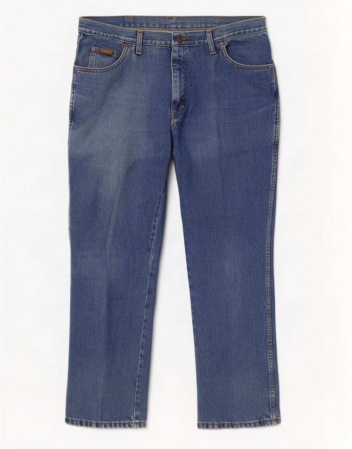 Wrangler Herren Texas Straight Jeans W40 L32 Blaue Baumwolle