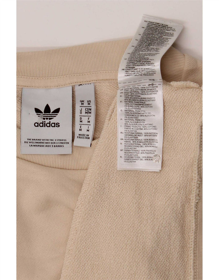 Adidas Herren Grafik-Sweatshirt-Pullover, mittelbeige Baumwolle
