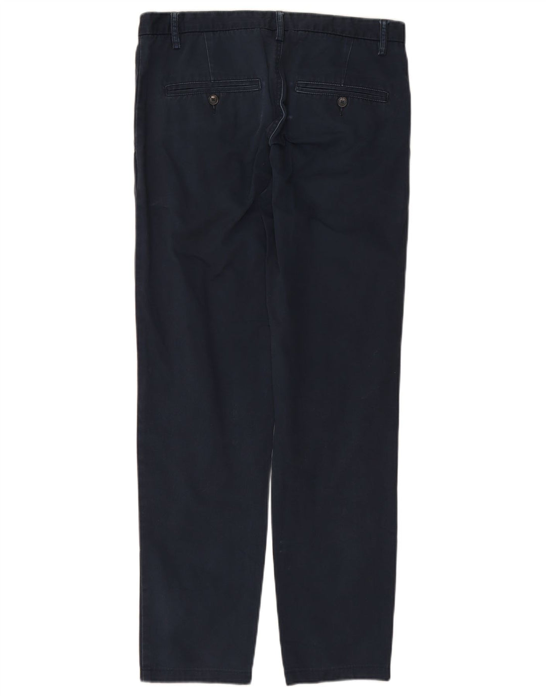 BENETTON Gerade Chino-Hose für Herren, Größe 46, Größe S, W29, L30, Marineblau, Baumwolle