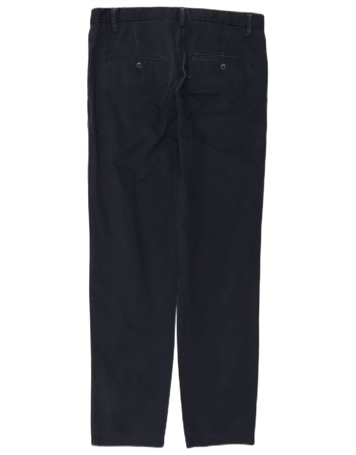 BENETTON Gerade Chino-Hose für Herren, Größe 46, Größe S, W29, L30, Marineblau, Baumwolle