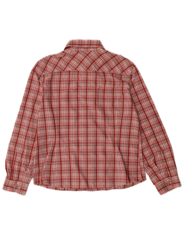 Schöffel Damen Slim Fit Hemd UK 14 Medium Red Check Polyamid
