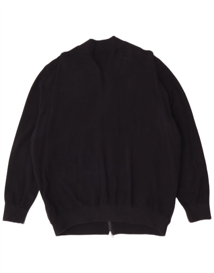 Massimo Dutti Herren Bomberjacke UK 42 XL Schwarz Baumwolle