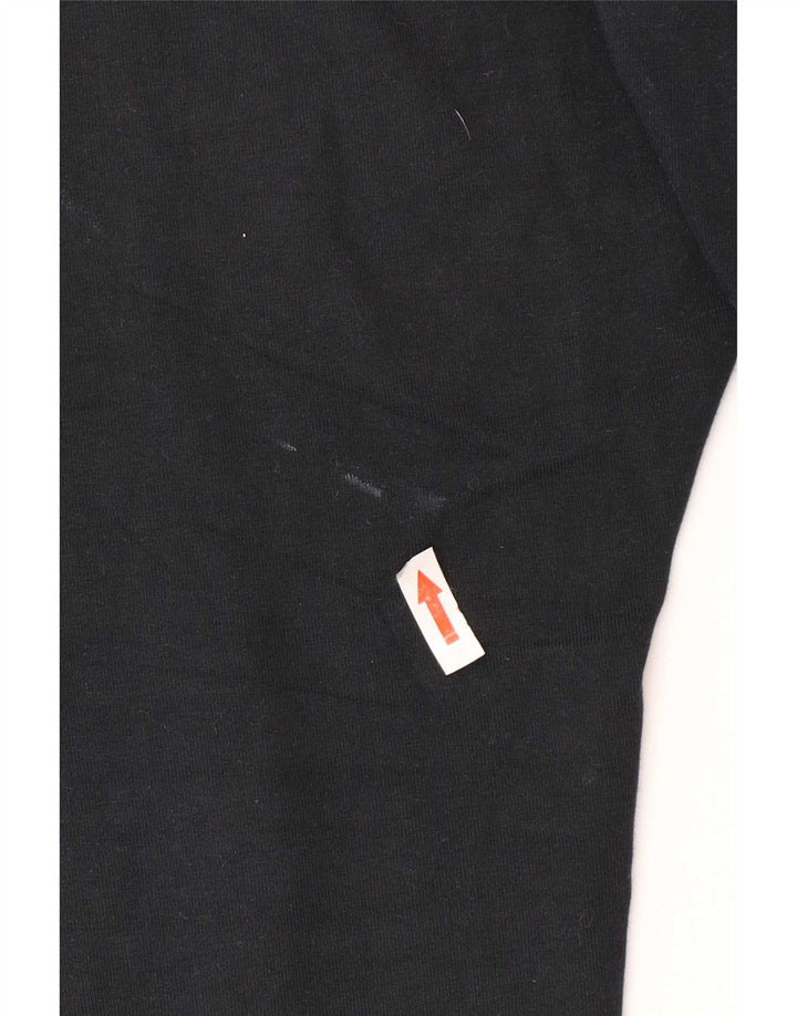Nike Damen Graphic Leggings UK 14 Large Schwarz
