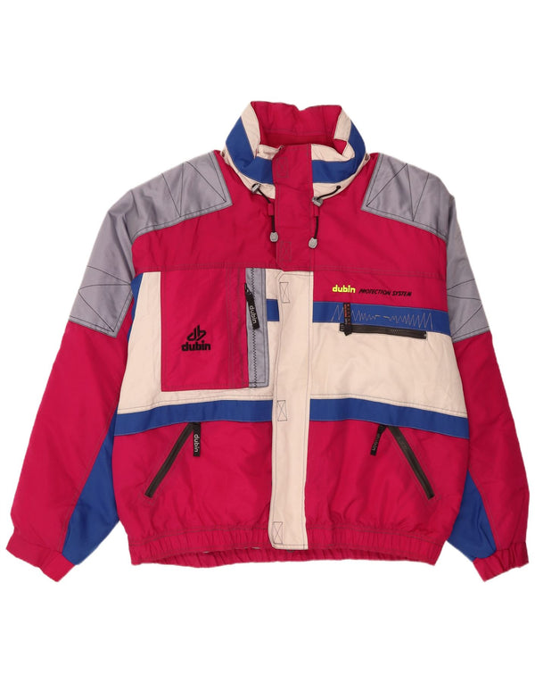 Dubin Herren Skijacke IT 58 4XL Pink Colourblock Nylon