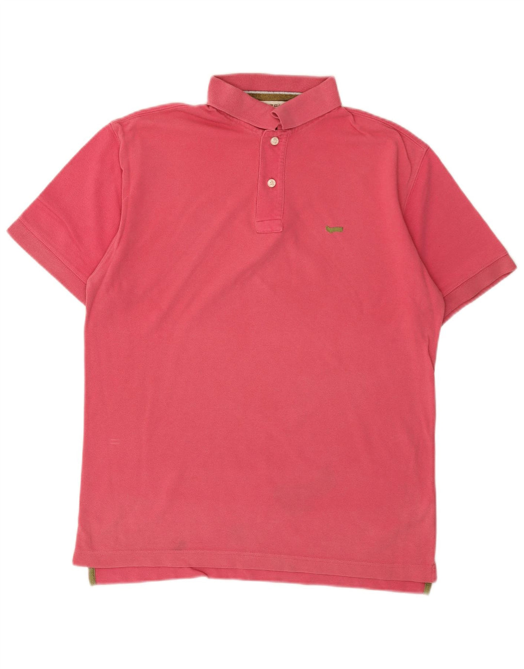 Gas Herren-Poloshirt aus mittelrosa Baumwolle