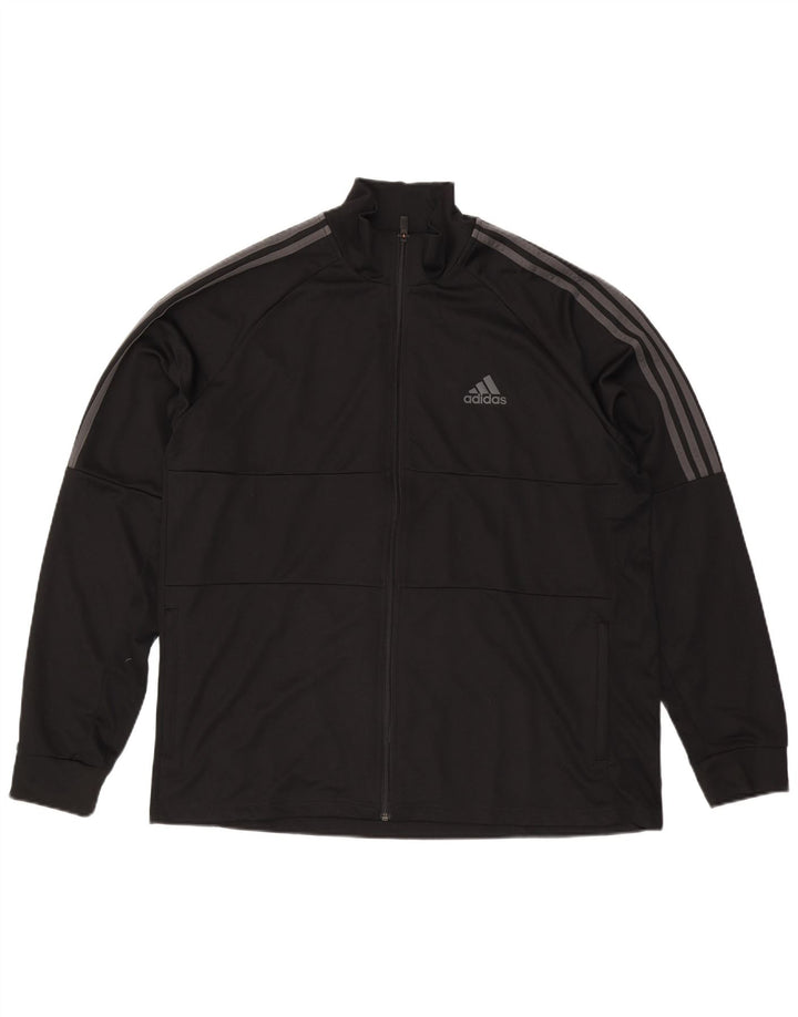 Adidas Herren Aeroready Trainingsanzug Top Jacke 2XL Schwarz Polyester