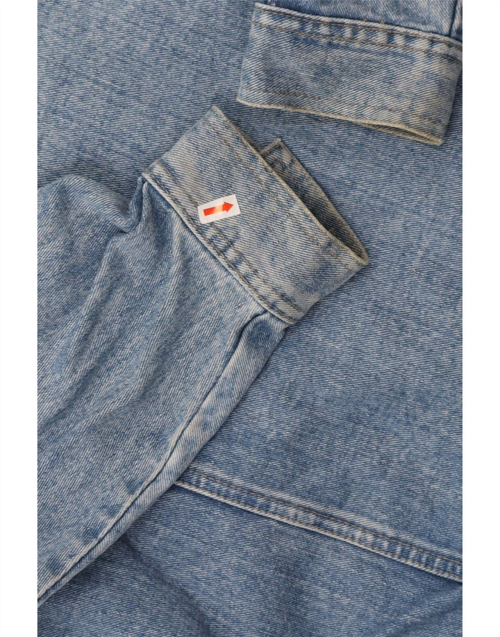 VINTAGE Mens Denim Jacket UK 36 Small Blue