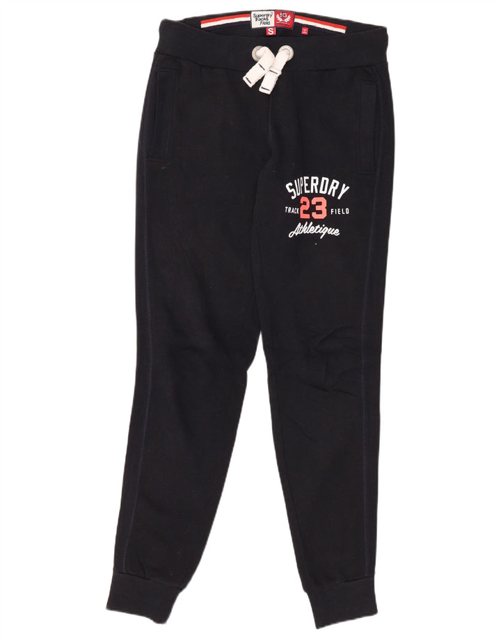 SUPERDRY Damen-Trainingsanzughose mit Grafik, Größe S, Marineblau, UK 10