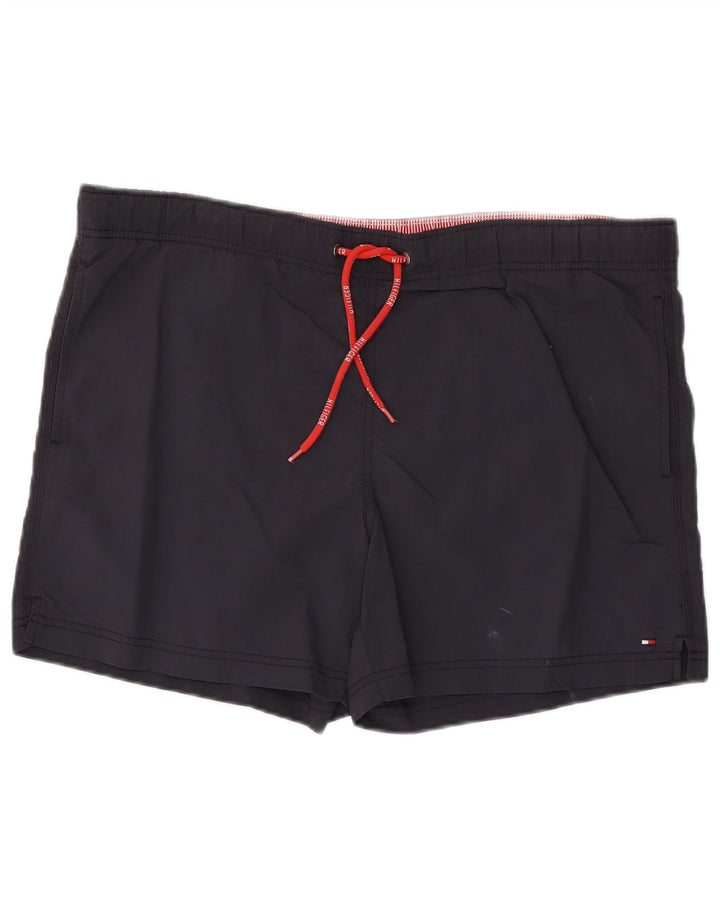 Tommy Hilfiger Herren-Badeshorts, Größe L, Marineblau