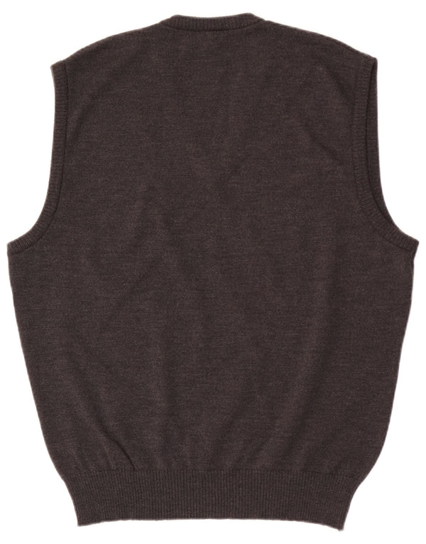 Marz Herren Weste Tank Top EU 54 Große graue Wolle