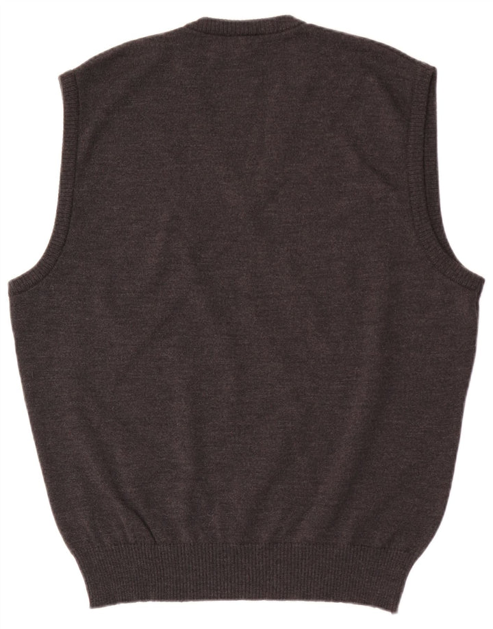 Marz Herren Weste Tank Top EU 54 Große graue Wolle