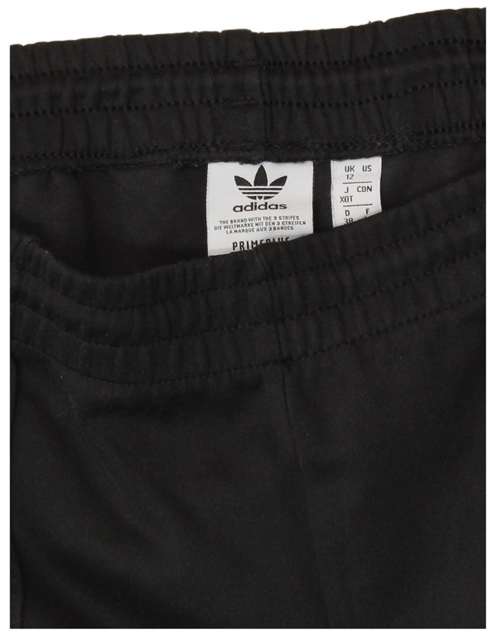 Adidas Damen Trainingshose UK 12 Medium Schwarz Polyester