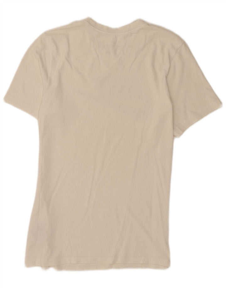 Nike Herren-T-Shirt mit Grafik, Größe S, weiße Baumwolle