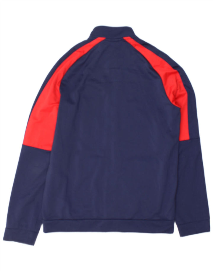 Puma Jungen Grafik-Trainingsanzug-Top-Jacke, 15–16 Jahre, Marineblau, Farbblock