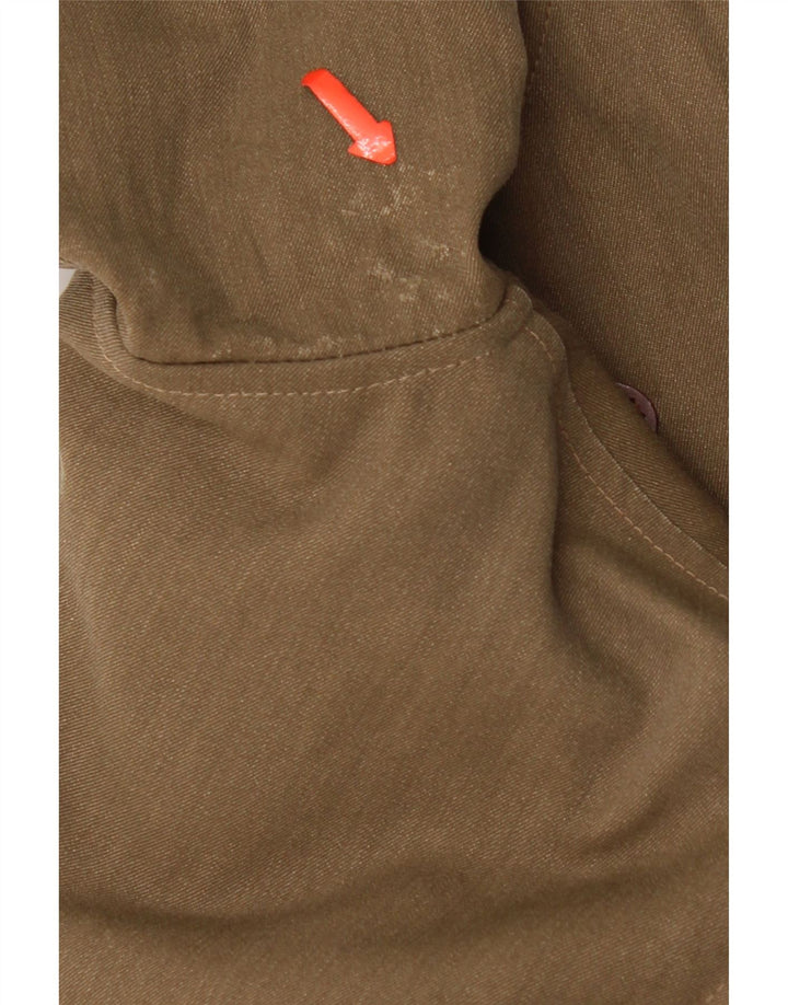 Les Copains Herren-Dufflecoat mit Kapuze, IT 50, große braune Wolle