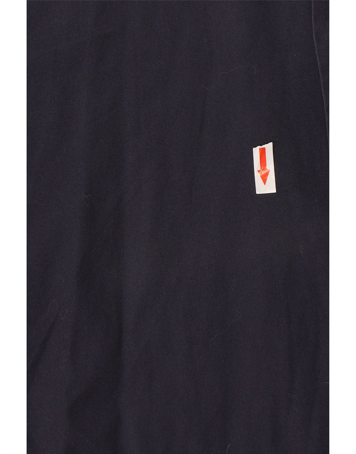 Kappa Herren-Hemd aus mittelblauer Baumwolle in Marineblau