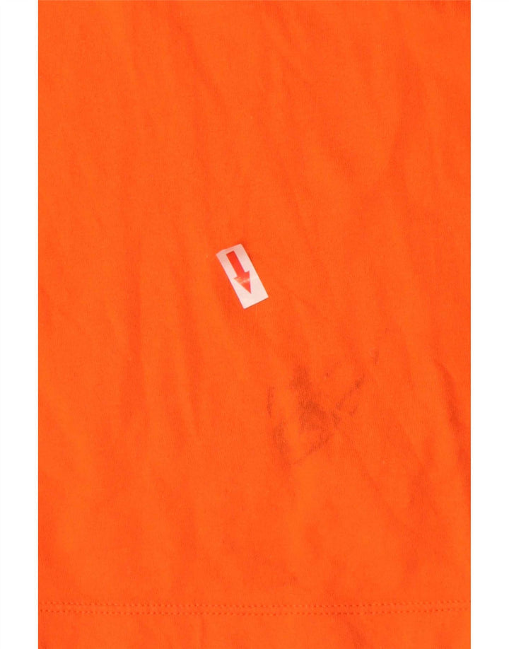 Nike Herren-T-Shirt mit Grafik, Größe L, Orange, Baumwolle