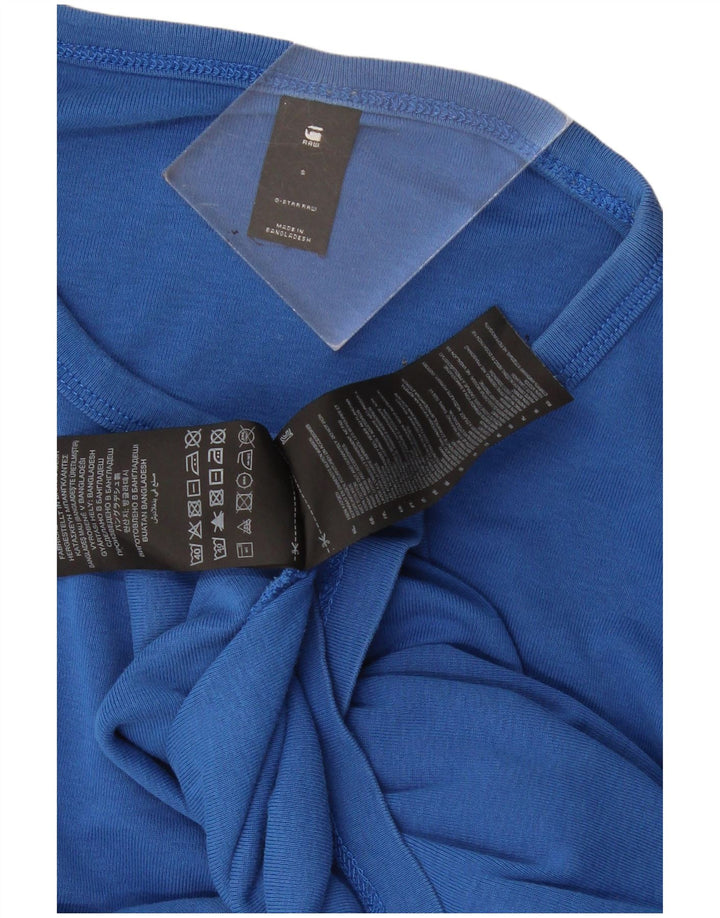 G-Star Herren Top Langarm Small Blau Baumwolle