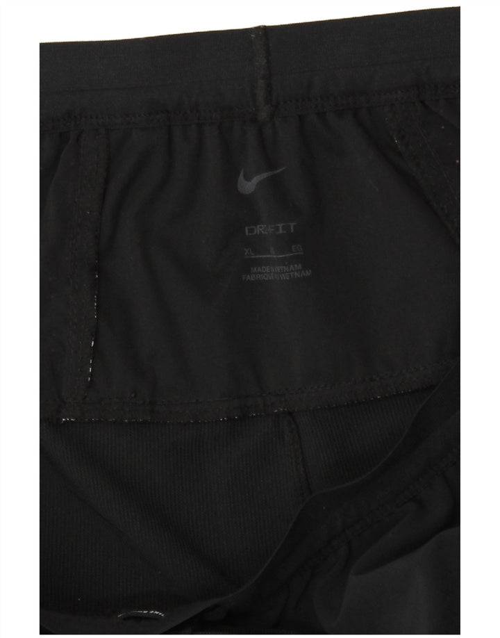 Nike Damen Dri Fit Trainingshose UK 18 XL Schwarz Polyester