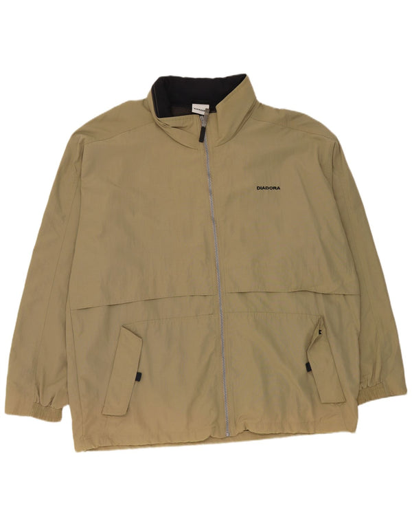 Diadora Herren Regenjacke UK 42 XL Khaki Polyester