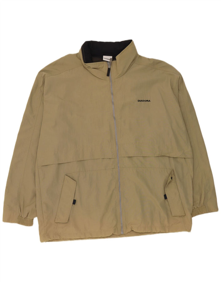 Diadora Herren Regenjacke UK 42 XL Khaki Polyester