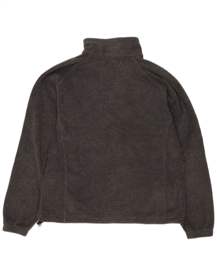 Columbia Womens Loose Fit Fleecejacke UK 16 Large Grau Polyester