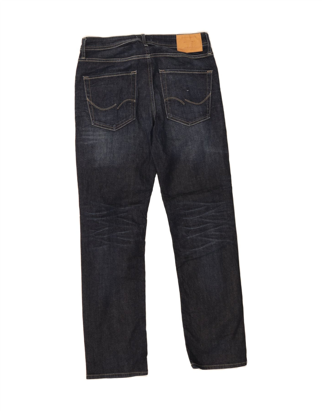 JACK & JONES Womens Clark Slim Jeans W32 L32 Navy Blue Cotton Vintage Jack & Jones and Second-Hand Jack & Jones from Messina Hembry 