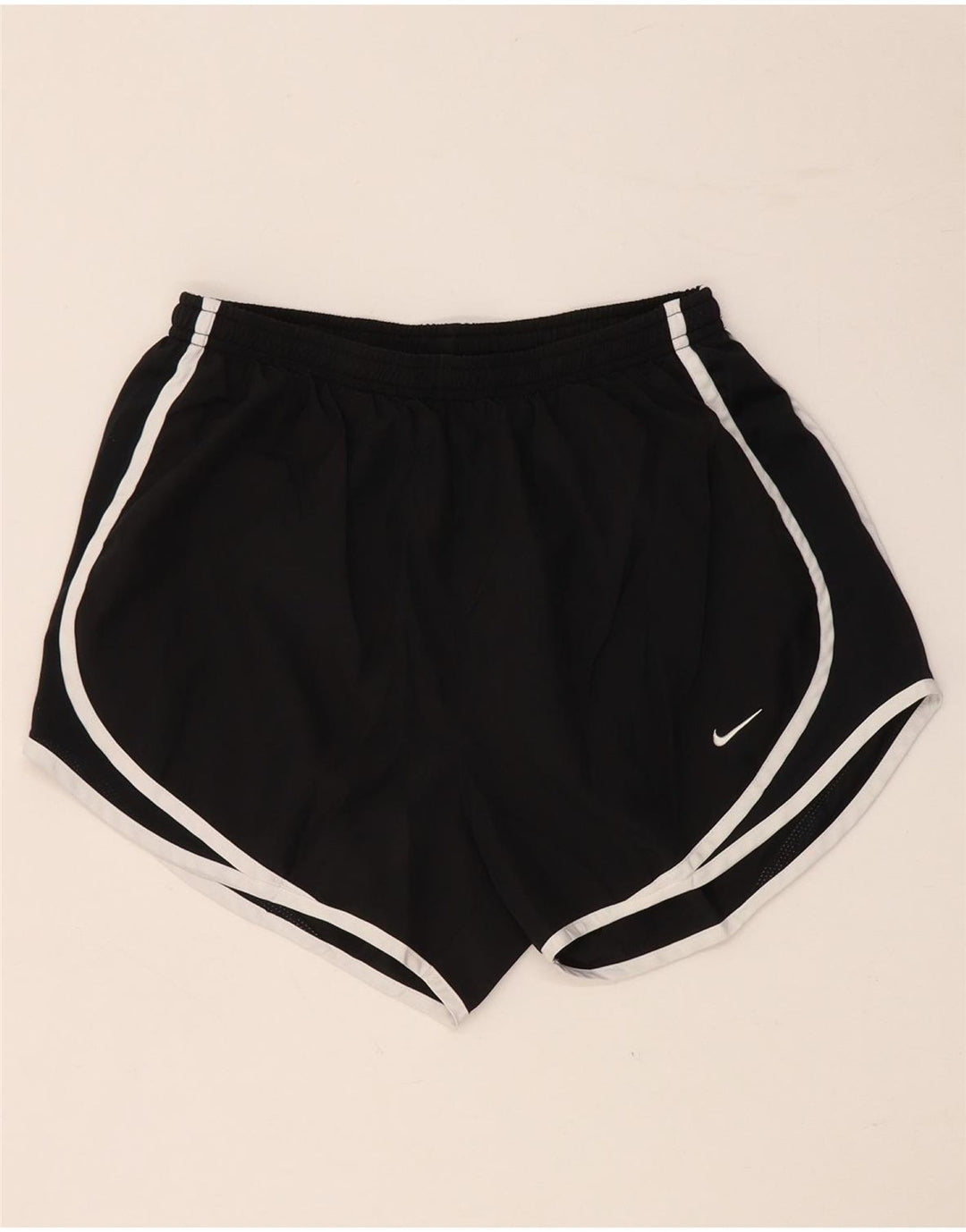 NIKE Damen Dri Fit Sport Shorts UK 8 Small Schwarz Polyester