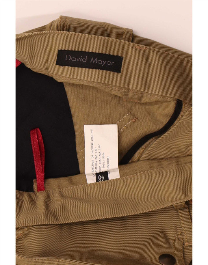 David Mayer Damen Bootcut-Cargohose IT 46 Large W31 L29 Khaki