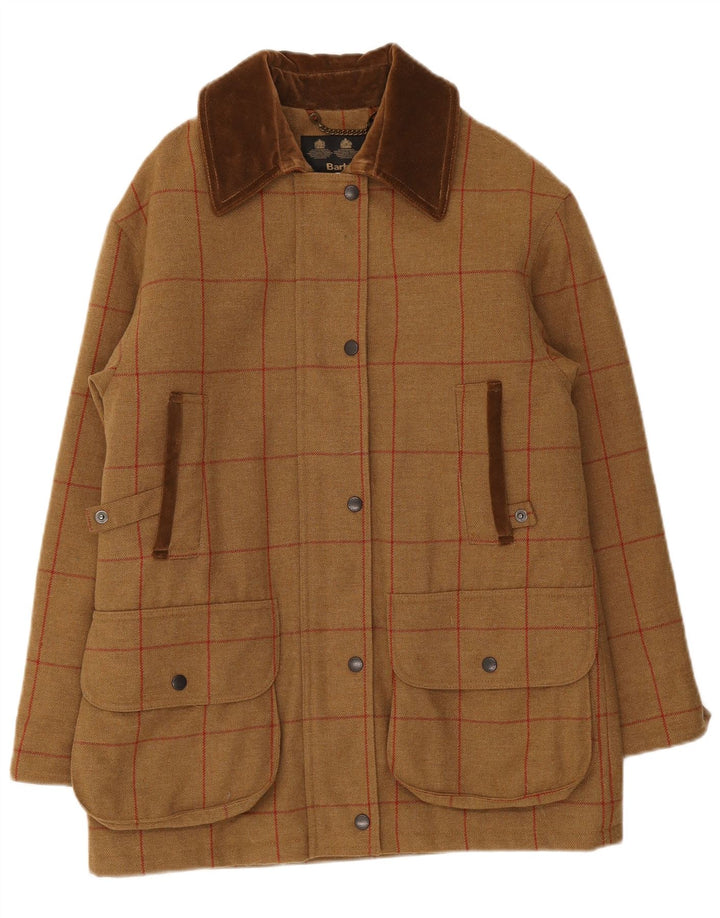 Barbour Damen Übergroßer Mantel UK 10 Small Beige Check