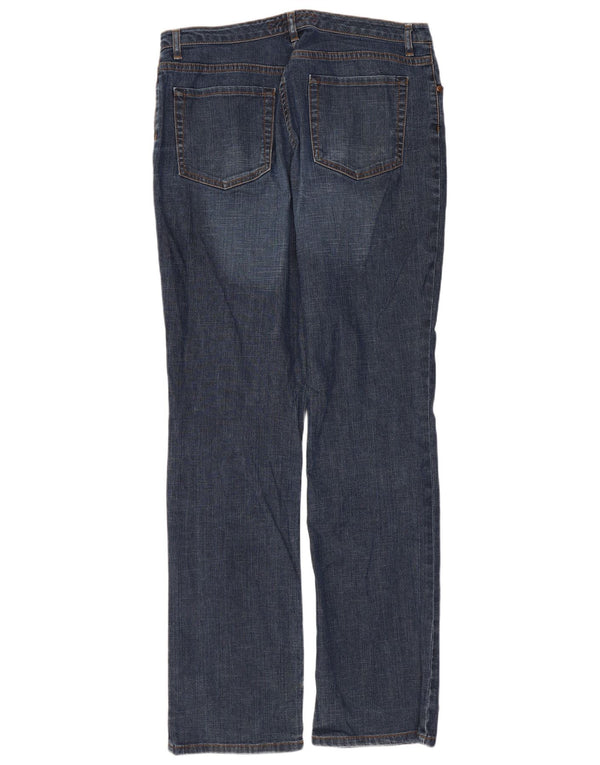 Fcuk Womens Straight Jeans UK 14 Large W32 L31 Blue Cotton