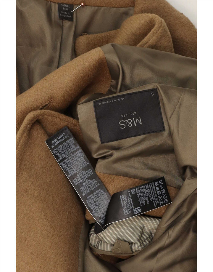 Marks & Spencer Herrenmantel UK 36 Small Beige Polyester