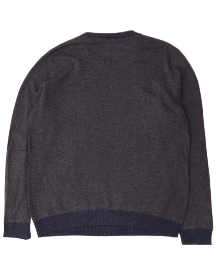 White Stuff Herren-Sweatshirt, mittelgroß, marineblau, Baumwolle