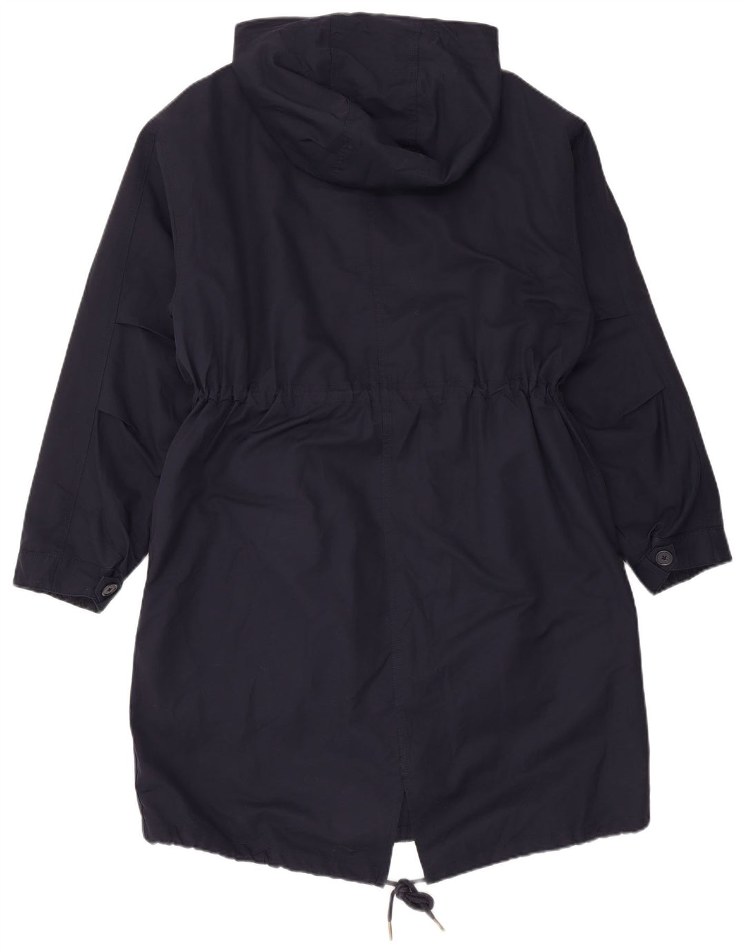Marks & Spencer Damen-Parka mit Kapuze, UK 12, Mittelmarineblau, Polyester