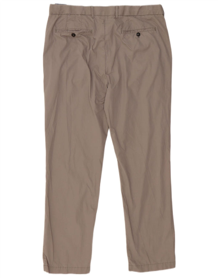Marks & Spencer Herren Blue Harbour Gerade Chinohose W38 L31 Grau