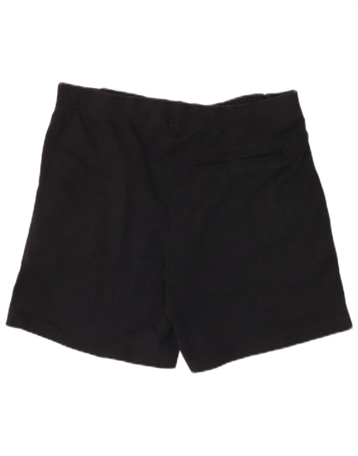 Nike Herren-Sportshorts, groß, aus schwarzer Baumwolle